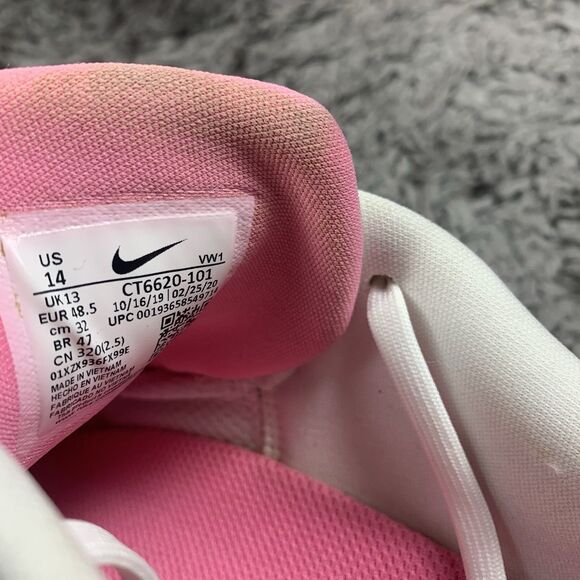 Nike React Infinity Pro Golf Shoes White/Pink CT6620-101 Size 14